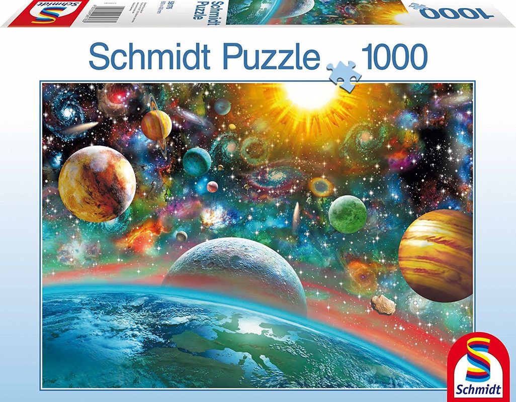 Schmidt Wolf in The Moonlight Premium Quality Jigsaw Puzzle 1000-Piece 
