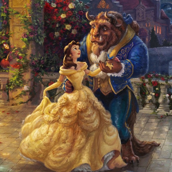 1000 Piece Jigsaw Puzzle Beauty and the Beast Falling in Love 51 x 73.5 cm * 